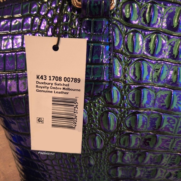 Brahmin Duxbury Royalty Ombré Melbourne Leather NWT - Picture 9 of 9